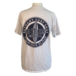 Bethany Surf Shop Graphic Tee Bethany Beach Delaware Crewneck Short Sleeve S